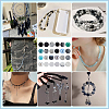 1080pcs 24 Style Glass Beads GLAA-PH0001-61-10