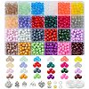 DIY Glass Beads & Alloy Pendant Bracelets Jewelry Making Kits DIY-FS0006-25-1