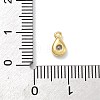 Brass Micro Pave Cubic Zirconia Charms KK-G548-20G-4