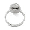 Non-Tarnish 304 Stainless Steel Adjustable Ring Components X-STAS-Z064-04P-3
