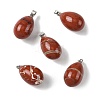 Natural Red Jasper Pendants GG-K002-08A-10-1