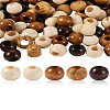 Craftdady 100Pcs 5 Style Pine Wood Beads WOOD-CD0001-17-8