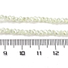 Baking Electroplate Glass Beads Strands DGLA-A039-J4mm-B17-4