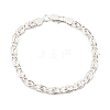 304 Stainless Steel Swirl  Link Bracelets for Women BJEW-K240-11S-4
