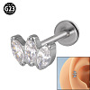 G23 Titanium Cartilage Earrings WGC4C46-18-1