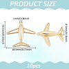 10Pcs Alloy Pendants PALLOY-BC0001-17B-2