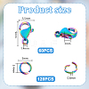 Ion Plating(IP) 304 Stainless Steel Lobster Claw Clasps STAS-PH0006-13-2