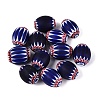 Handmade Millefiori Glass Barrel Beads LA-N002-18D-1