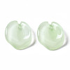Spray Painted Imitation Jade Glass Pendants GLAA-N042-003-B01-2