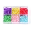 650-700G 6 Colors Transparent Acrylic Beads OACR-T029-84M-2