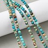 Dyed Natural Regalite/Imperial Jasper/Sea Sediment Jasper Beads Strands G-B124-C05-02-5