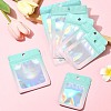 60Pcs 5 Styles Rectangle Glitter Holographic PVC Resealable Packaging Bags ABAG-FS0001-14B-8