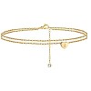 Heart Brass with Crystal Rhinestone Anklets FS-WGC43DA-01-1