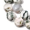 Natural Tree Agate Beads Strands G-D105-A05-4