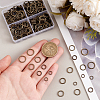 360Pcs 4 Styles Alloy Soldered Closed Jump Rings KK-PH0010-13AB-3