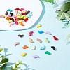 50Pcs Paint Zinc Alloy Beads FIND-AR0005-04B-5