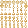 Brass & Alloy Flower Bead Caps FIND-BBC0003-33-1