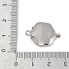 304 Stainless Steel Flower Connector Charms STAS-F310-25AS-3