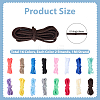 32 Strands 16 Colors Polyester Cord Shoelace AJEW-SP0004-80-2
