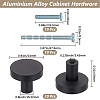 10 Sets Aluminium Alloy Cabinet Hardware FIND-GF0007-67EB-2