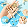 1 Strand Natural Trochid Shell/Trochus Shell Beads Strands SSHEL-YW0001-12A-5