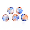 Transparent Handmade Blown Glass Globe Beads X-GLAA-T012-33A-02-1