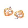 Alloy Glass Stud Earrings EJEW-MZ00372-03-4