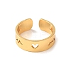 304 Stainless Steel Open Cuff Rings Set for Women SA-CBABC0E-05G-3