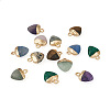 Fashewelry 16Pcs 8 Styles Natural & Synthetic Gemstone Charms G-FW0001-34-3