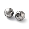 304 Stainless Steel Rhinestone European Beads STAS-A092-10V-P-2