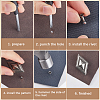 24Pcs 2 Colors Tibetan Style Alloy Buttons BUTT-GF0003-88-6