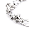 304 Stainless Steel Link Chain Bracelet for Men Women BJEW-Z011-18P-2