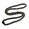 Feng Shui 4-Loop Wrap Style Buddhist Jewelry BJEW-T009-03-8