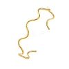 304 Stainless Steel Cuff Bangle for Women BJEW-C076-05G-4