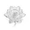 Flower Natural Quartz Crystal Candle Holder Molds AJEW-H154-02A-1