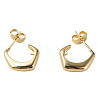 Brass Stud Earring Findings KK-N233-366-5