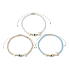 Glass Beaded Bracelets BJEW-JB10218-02-4