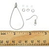 67Pcs 4 Styles 304 Stainless Steel Wire Pendants FIND-FS0002-27-5