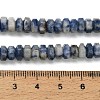 Natural Blue Spot Jasper Beads Strands G-G317-A11-3x6mm-5