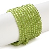 Natural Peridot Beads Strands G-P603-C-3mm-01-2