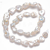 Natural Keshi Pearl Beads Strands PEAR-K004-34A-2