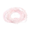 Natural Rose Quartz Stretch Bracelets BJEW-JB05647-1