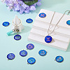 12Pcs 12 Constellations Epoxy Resin Pendants FIND-TAC0027-38-8