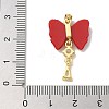 Real 18K Gold Plated Rack Plating Brass Pendants KK-Q009-06G-02-3