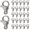 304 Stainless Steel Lobster Claw Clasps STAS-SP0001-73A-1