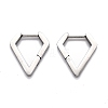 Tarnish Resistant 304 Stainless Steel Huggie Hoop Earrings STAS-J033-17B-P-2