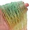 Transparent Painted Glass Beads Strands X1-DGLA-A034-T1mm-A04-2