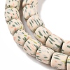 Handmade Polymer Clay Beads Strand CLAY-Z002-01D-3