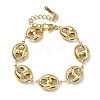 304 Stainless Steel Link Bracelets for Women BJEW-P354-05G-5