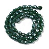 Opaque Solid Color Electroplate Glass Beads Strands EGLA-N013-P8mm-B04-2